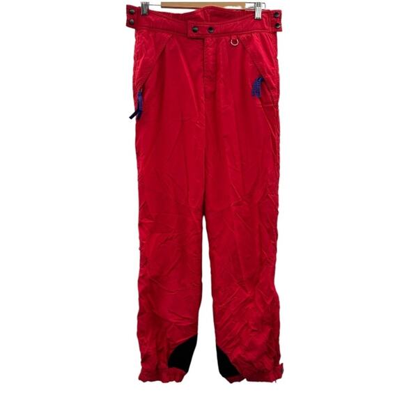Columbia‎ Men's Red High Rise Jogger Style Ski Snow Pants Size S - Picture 1 of 12